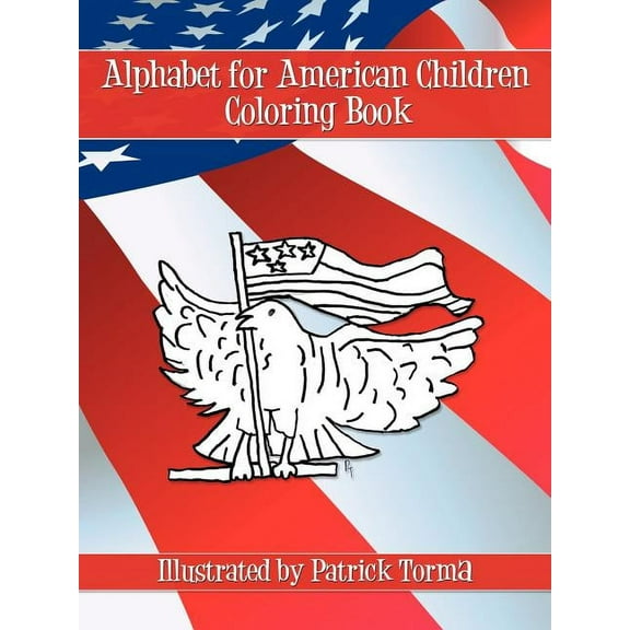 Alphabet for American Children Coloring Book, (Paperback)