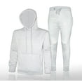 thumbnail image 1 of Men's heavy Pullover Fleece Hoodie Jogger Training Sweatsuit set, 1 of 1