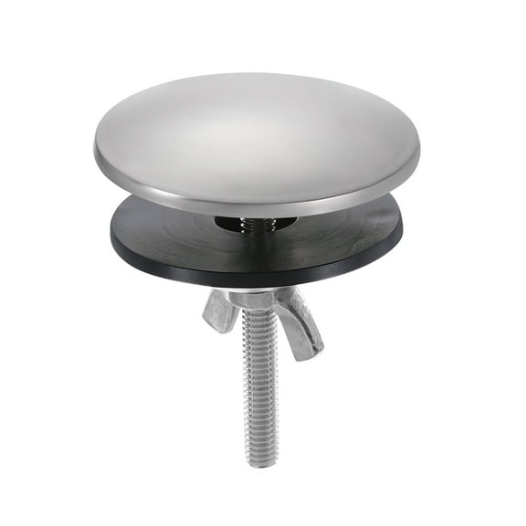 1 Pack Kitchen Sink Hole Cover brushed nickel, 2 Inch Faucet Hole Cover Stainless Steel for Most  Sink Holes