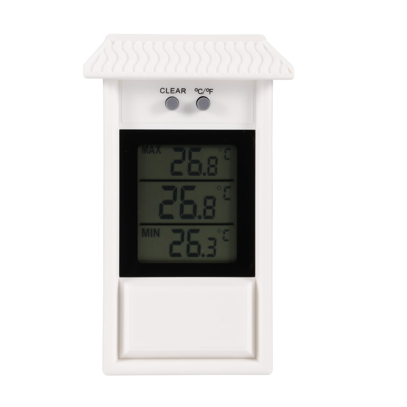 Window Mounted Temperature Thermometer for Garden Greenhouse Home Office Room 