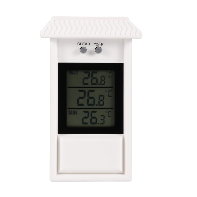 Digital Max Min Invernadero Termómetro Monitor Temperaturas Máximas Y Mínimas Uso Jardín Invernadero Hogar Usado Interior Exterior Agujero De Gancho Montado En La Pared Noticed TO005347-01