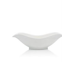 Bon Chef 53604White 16 x 6.12 x 4.75 in. Melamine Petals Bowl, White - 2 quart