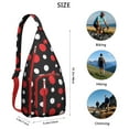 thumbnail image 4 of Dots Design Sling Backpack - Modern Colorful Polka Pattern Shoulder Bag, Durable Pack for Cycling & Shopping, 4 of 4