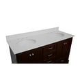 thumbnail image 4 of Harper 60" Double Bathroom Vanity with Chocolate Cabinet and Quartz Top, 4 of 6