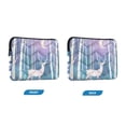 thumbnail image 7 of FORMRS 15"-15.6" Laptop Sleeve Protective Case Soft Carrying Quilted Computer Bag Cover, Purple Night Deer, 7 of 7