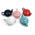 thumbnail image 3 of Design Imports CHAI-16T RSVP International 16oz Stoneware Teapot, Turquoise, 3 of 4