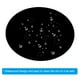 thumbnail image 5 of Uxcell Etiqueta de piso redonda de 5" Marcador de lugar en el aula Autoadhesivo Vinilo impermeable Señal de alineación Negra Paquete de 20, 5 of 7