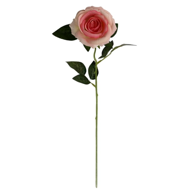 Chenmei Essentiels de Maison Mode Déco : Fleurs Artificielles Roses Réalistes Longues Roses Rouges Bouquet pour Centre de Table de Mariage Déco Maison et Saint-Valentin