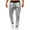 Gray-05, variant on Mens Sweatpants, LONKITO Running Athletic Workout Sweatpants Elastic Bottom, Casual Sweat Jogger Pants with Pockets Zipper, Size 3XL