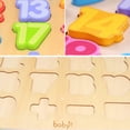 thumbnail image 2 of Juguetes de rompecabezas de números de madera, rompecabezas de letras y números ABC para niños pequeños de 1, 2 y 3 años, juguetes de aprendizaje preescolar para niños (rompecabezas de números), 2 of 5