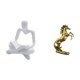thumbnail image 5 of Estatua Creativa Abstracta De Caballo De Pie Pensador, Escultura Artesanal Para Sala De Estar, Decoración De Mesa, Hecha A Mano Para Hoteles, Estanterías, Chimeneas, Ligera., 5 of 8