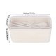 thumbnail image 3 of Lonchera Bento apilable para adultos | Recipiente para preparar comidas con 3 compartimentos y juego de utensilios | Plástico resistente a fugas | Apto para microondas y lavavajillas | Beige, rosa,, 3 of 7
