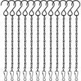 thumbnail image 1 of 12 Pack 9.5 Inch Hanging Chains, Garden Plant Hangers, for Hanging Bird Feeders, Billboards, Chalkboards, Basket, Planters, 1 of 4