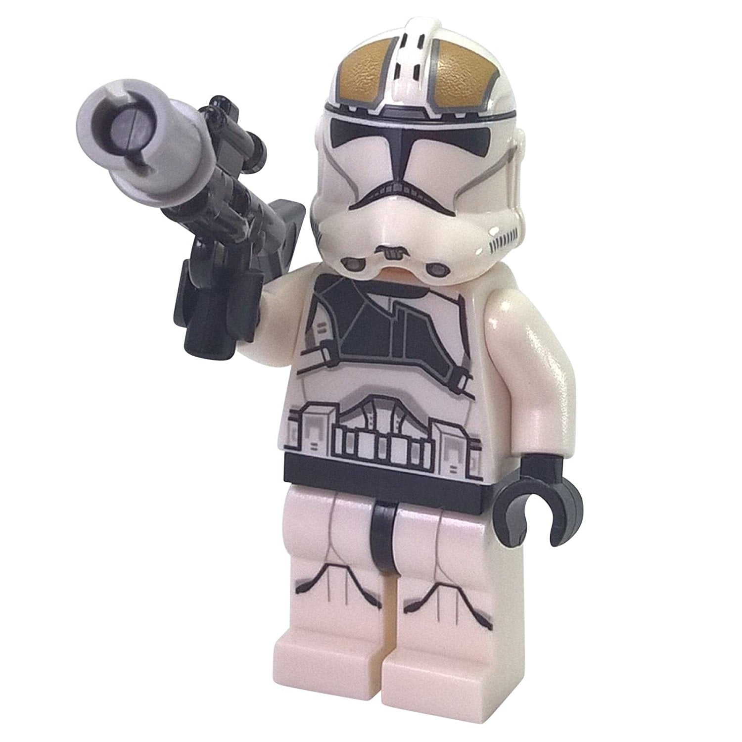 LEGO Star Wars Clone Trooper Gunner Minifigure with Blaster Phase 2 armor Walmart