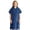 Navy-A, variant on 100% Cotton Kids Hooded Surf Poncho Changing Robe, Quick Absorbent Wearable Swim Towel Boys & Girls Pink-B 8-14 Years
