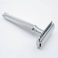thumbnail image 4 of yeacher Stainless Steel Handle Zinc Alloy Head Single-Edge Safety Razor for Men, Washable Manual Shaving Tool with Secure Grip, 4 of 4