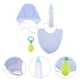 thumbnail image 3 of 1 Conjunto de accesorios de disfraz de bebé gigante y divertido para adultos, con babero, gorro y chupete extragrandes para fiestas de disfraces de Halloween, Navidad y carnaval., 3 of 8