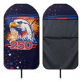 thumbnail image 6 of XYZCANDO Patriotic Bald Eagle Car Seat Towel Cover - 250 Anniversary Fireworks Star Print, Waterproof Sweatproof Protector for Trucks, SUVs, Sedans, 6 of 9