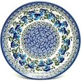 thumbnail image 1 of Polish Pottery Plate - Salad/Dessert (7 3/4") - Winter Viola, 1 of 5