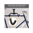 thumbnail image 3 of 2pz Doble Gancho Bicicleta Soporte Porta Bicicleta Pared Xtellar negro, 3 of 4