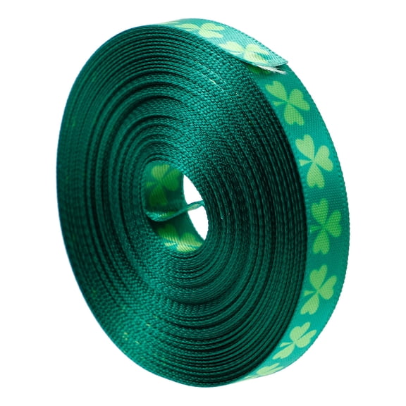 WHAMVOX 1 Roll Diy Ribbon Craft for Gift Wrapping St Patrick's Day Party Supply