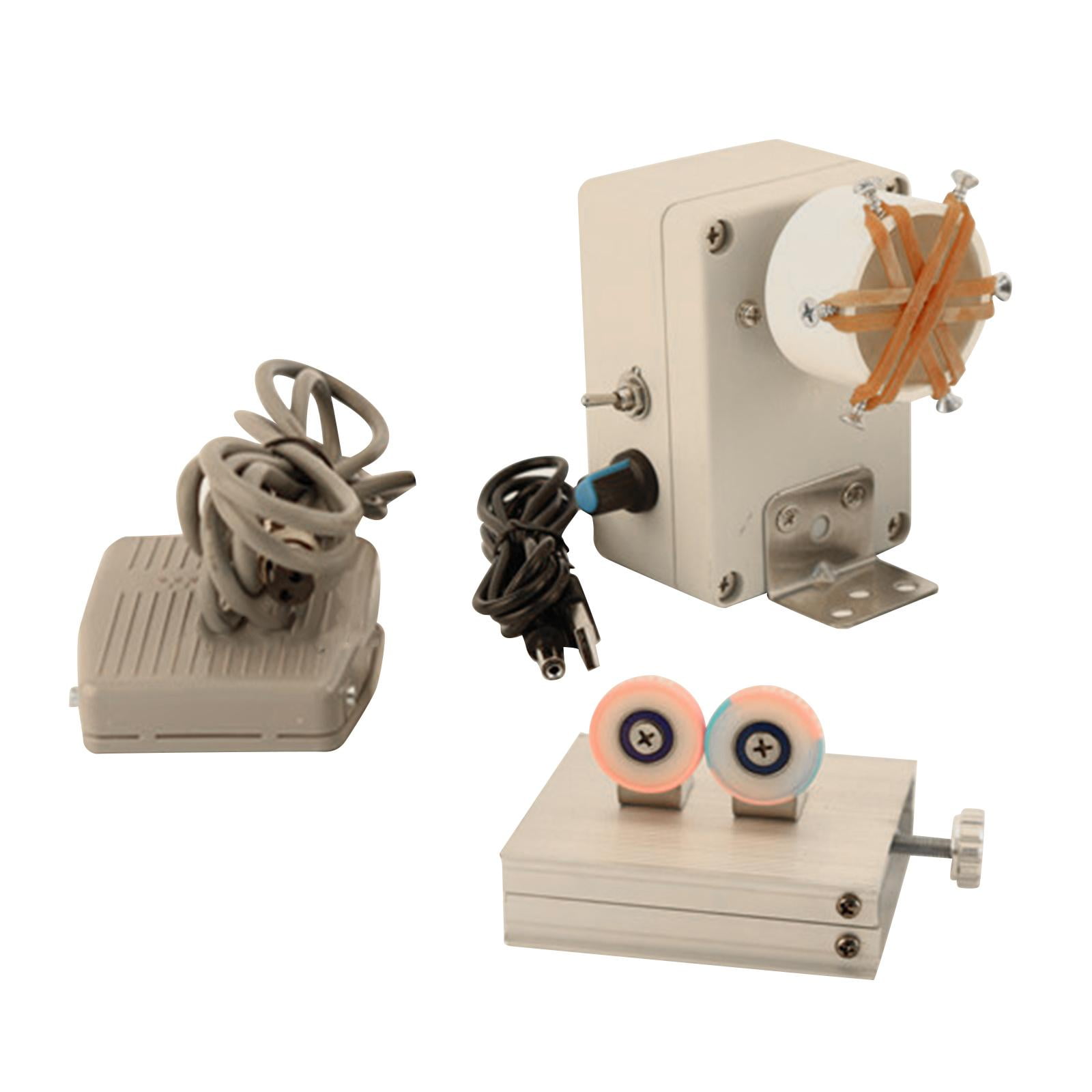 yotijay DIY Winding Machine ing Tools Portable Easy to Use Rod Wrapping Fittings Pedal alloy stand