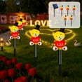 thumbnail image 5 of kkbbma under $5 Heart Solar Lights, LED Valentines Day Solar Lights, 5 in 1 Multicolor Heart Garden Stake Lights, Outdoor Waterproof Yard Pathway Decoration, Automatic Solar Powered Romantic Lights, 5 of 7