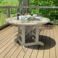 thumbnail image 2 of Highwood's 48" Round Dining Table - Dining Height, Outdoor, Eco-friendly, Synthetic Wood, 2 of 5