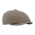 thumbnail image 3 of Boina para hombre, primavera, vendedor de periódicos, moda de invierno, estilo británico, informal, para golf, pintor. caqui, 3 of 9