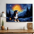 thumbnail image 3 of Bernese Mountain Canvas Unframed Colofull Inspired bedroom decor - Dog Pet Family Animal Friend Peace Oil Painting Art Print Canvas Wall Décor, 3 of 4