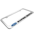 thumbnail image 3 of Ford Super Duty in 3D American-Made Mirror Chrome Metal License Plate Frame, 3 of 8