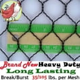 thumbnail image 2 of Netting Poultry Plant Bird Aviary Fruit Garden Protection Net Nets - 1" Light Knitted Netting - Break/Burst: 35/105 lbs. per mesh (25' x 50'), 2 of 9