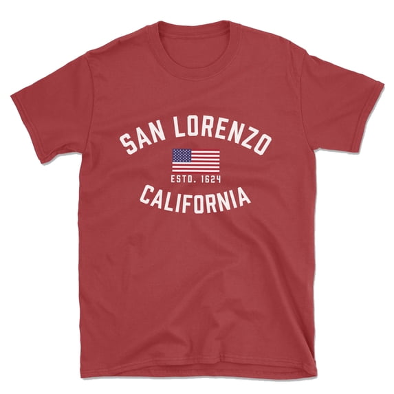 San Lorenzo California Patriot Men's Cotton T-Shirt