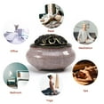 thumbnail image 5 of Ceramic Incense Burner with Incense Stick Holder + Insulation use for Stick or Coil Incense, Sage Cones and Frankincense, 5 of 6