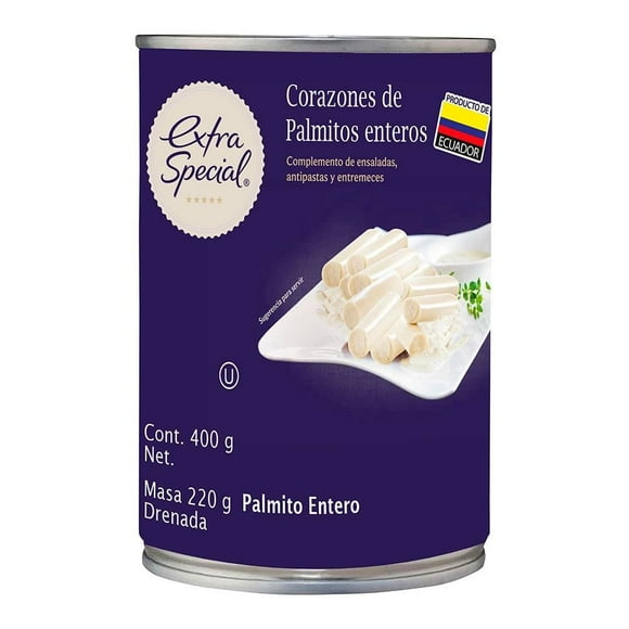 Corazones de palmitos Extra Special enteros 400 g