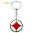 thumbnail image 1 of TAFREE-llaveros de cartas de póquer de moda, llaveros de póker con personalidad de Club, el mejor regalo, encanto de llave de coche, venta al por mayor, PO15, 1 of 4