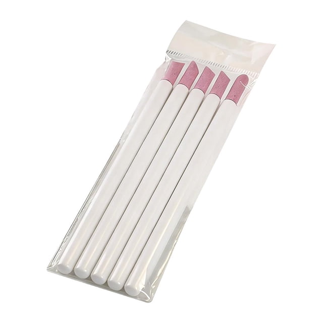 10-Piece Natural Pumice Stone Nail File Kit - Cuticle Pusher, Nail Sanding Sticks, Art Pen, Remover & Trimmer Tools