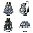 thumbnail image 4 of FORMRS Mini Backpack Purse for Women Travel Daypack Casual Shoulder Bag, Blue Cats and Hearts, 4 of 7