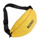 thumbnail image 3 of Riñonera cruzada para mujer, moderna, con correa ajustable Amarillo, 3 of 9