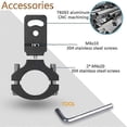 thumbnail image 4 of Universal 22mm 25mm 7/8Inch Motorcycle Headlight Bracket Spotlight Holder Tube Clamp for Cafer Racer Chopper,TG82, 4 of 5
