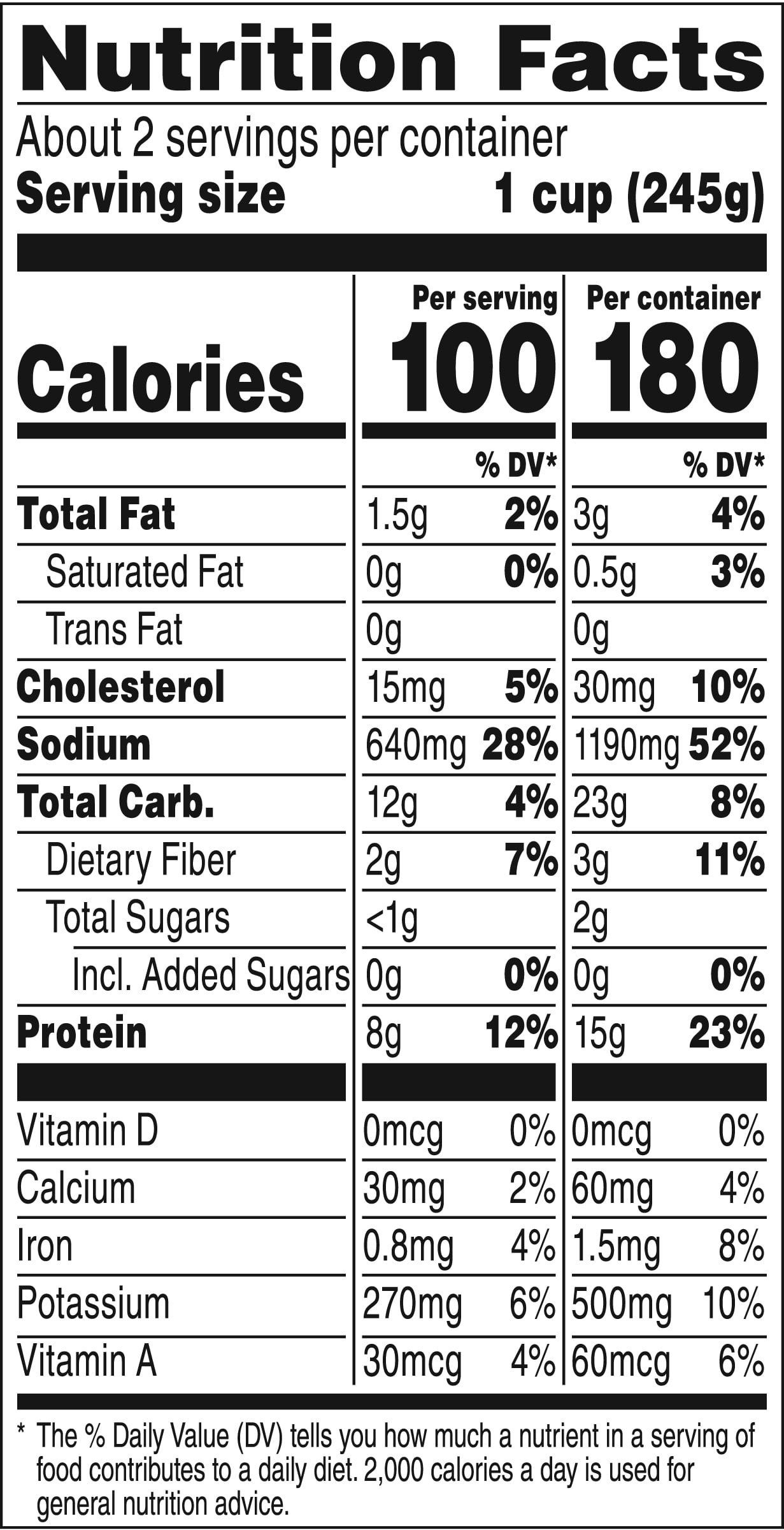 33 Chicken Noodle Soup Nutrition Label Labels Design Ideas 2020