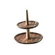 thumbnail image 3 of Soporte de madera BLESIY para cupcakes Torre de pastel redonda 2 capas Bandeja decorativa, 3 of 8