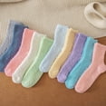 thumbnail image 3 of Sonducket 1 par de calcetines de poliéster para mujer, reutilizables, elegantes, informales, transpirables, térmicos, antideslizantes, para Medias Blanco, 3 of 6