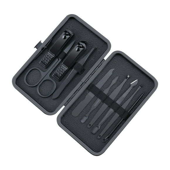 Yeacher 10PCS Manicure Set with Case Professional Pedicure Set Nail Stainless Steel Salon Grooming Kit for Men Women Parents Elder Patient Travel Nail Care