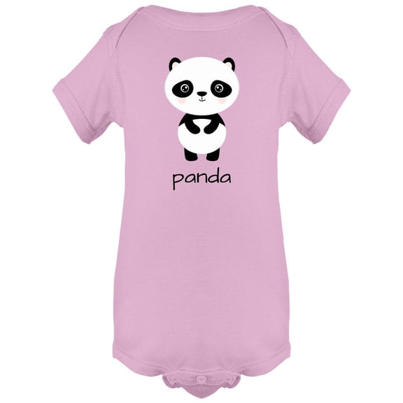 Panda Slogan Bodysuit Infant -Image by Shutterstock,  12 Months