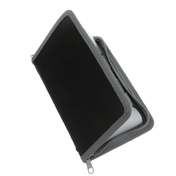 Portable Accordion File Organizer with Zipper Multi-Function Document Folder for Receipts Portable Filing Wallet Holder