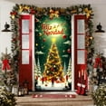 thumbnail image 4 of Taicans Merry Christmas Door Cover - 35.43in x 70.87in,Gnome & Winter Scene,Waterproof,Holiday Decor,Christmas Party,Christmas for Outdoor Porch,Holiday Xmas,Farmhouse Home office Party, 4 of 6