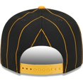 thumbnail image 4 of Men's New Era Black/Gold Iowa Hawkeyes Vintage 9FIFTY Snapback Hat, 4 of 6
