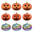 thumbnail image 4 of 3PCS Halloween Tree Pumpkin Ball Ornaments,3.15 Inch Mini Hanging Decorations Pumpkin Ball with Rope Plastic Night Halloween Decor for Small Tree,Holiday,Party, 4 of 4