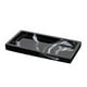 thumbnail image 1 of Bandeja de resina de imitación de mármol para baño, bandeja cuadrada para guardar joyas. Negro, 1 of 7